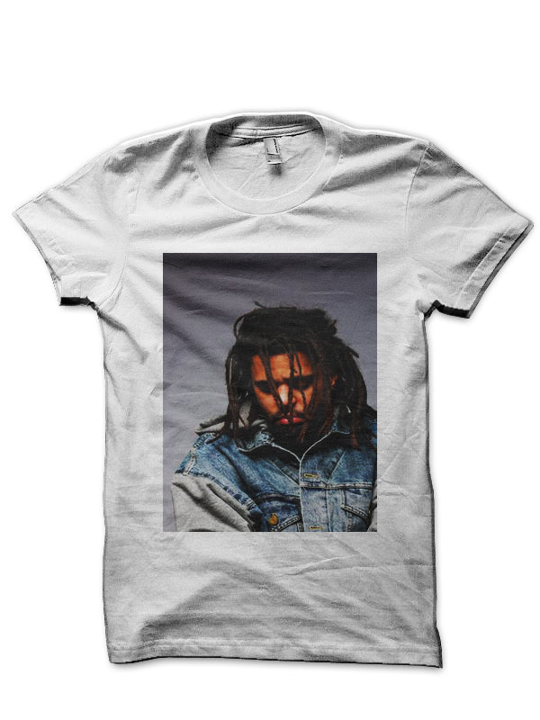 J. Cole White Half Sleeve T-Shirt Style002 Hoodie, Sweatshirt | CoreVibeTees.com