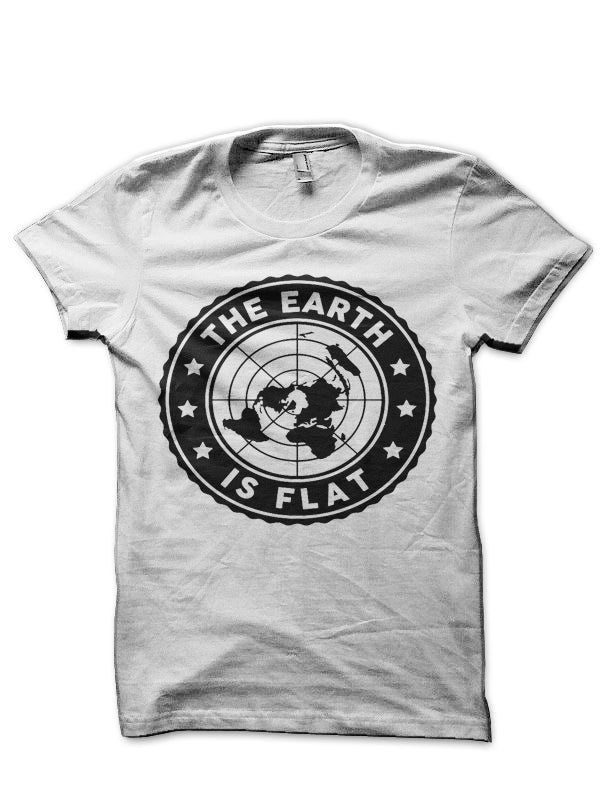 Flat Earth Circle Logo 2 Half Sleeve T-Shirt Hoodie, Sweatshirt | CoreVibeTees.com