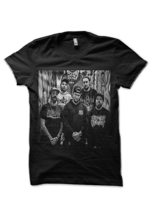 Kraanium Band Black Half Sleeve T-Shirt Style002 Hoodie, Sweatshirt | CoreVibeTees.com