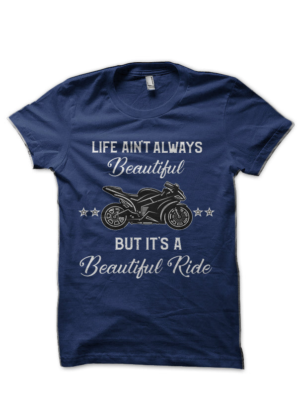 Hayabusa Motorcycle Sportbike Lifeâ€™s a Beautiful Ride Half Sleeve T-Shirt Hoodie, Sweatshirt | CoreVibeTees.com