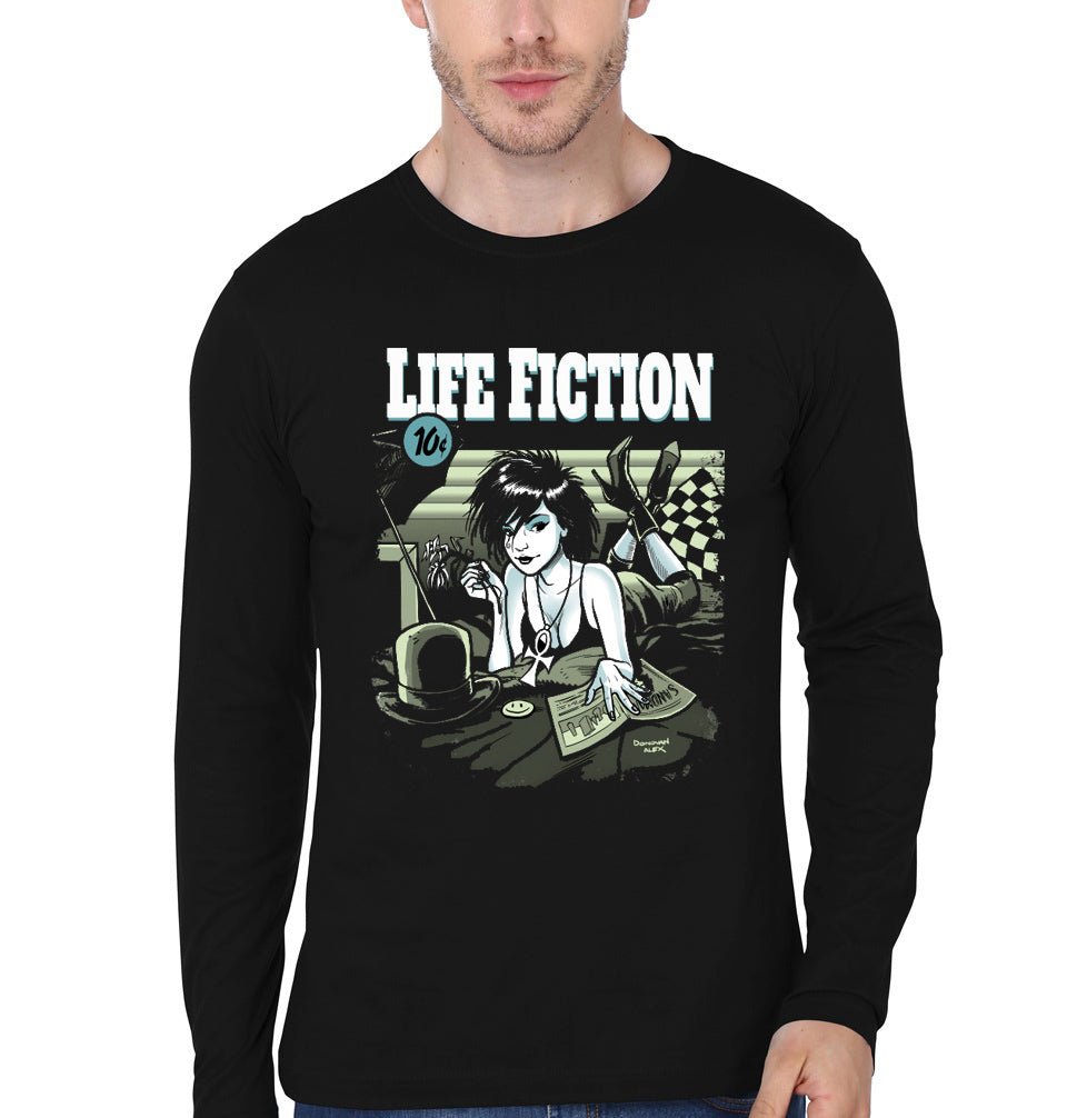 Life Fiction Full Sleeve T-Shirt Hoodie, Sweatshirt | CoreVibeTees.com