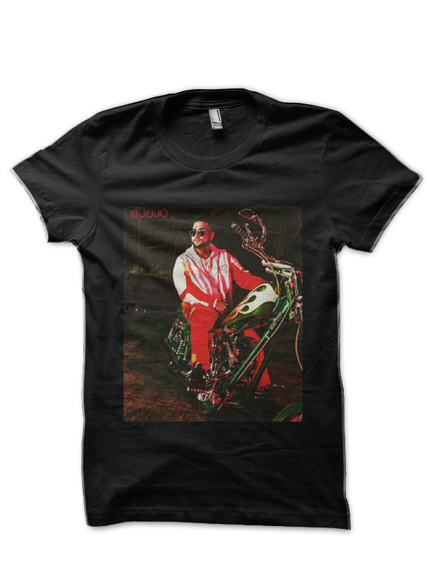 Karan Aujla Black Half Sleeve T-Shirt Hoodie, Sweatshirt | CoreVibeTees.com