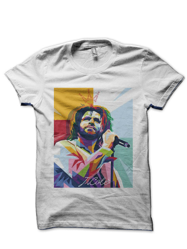 J. Cole White Half Sleeve T-Shirt Style001 Hoodie, Sweatshirt | CoreVibeTees.com