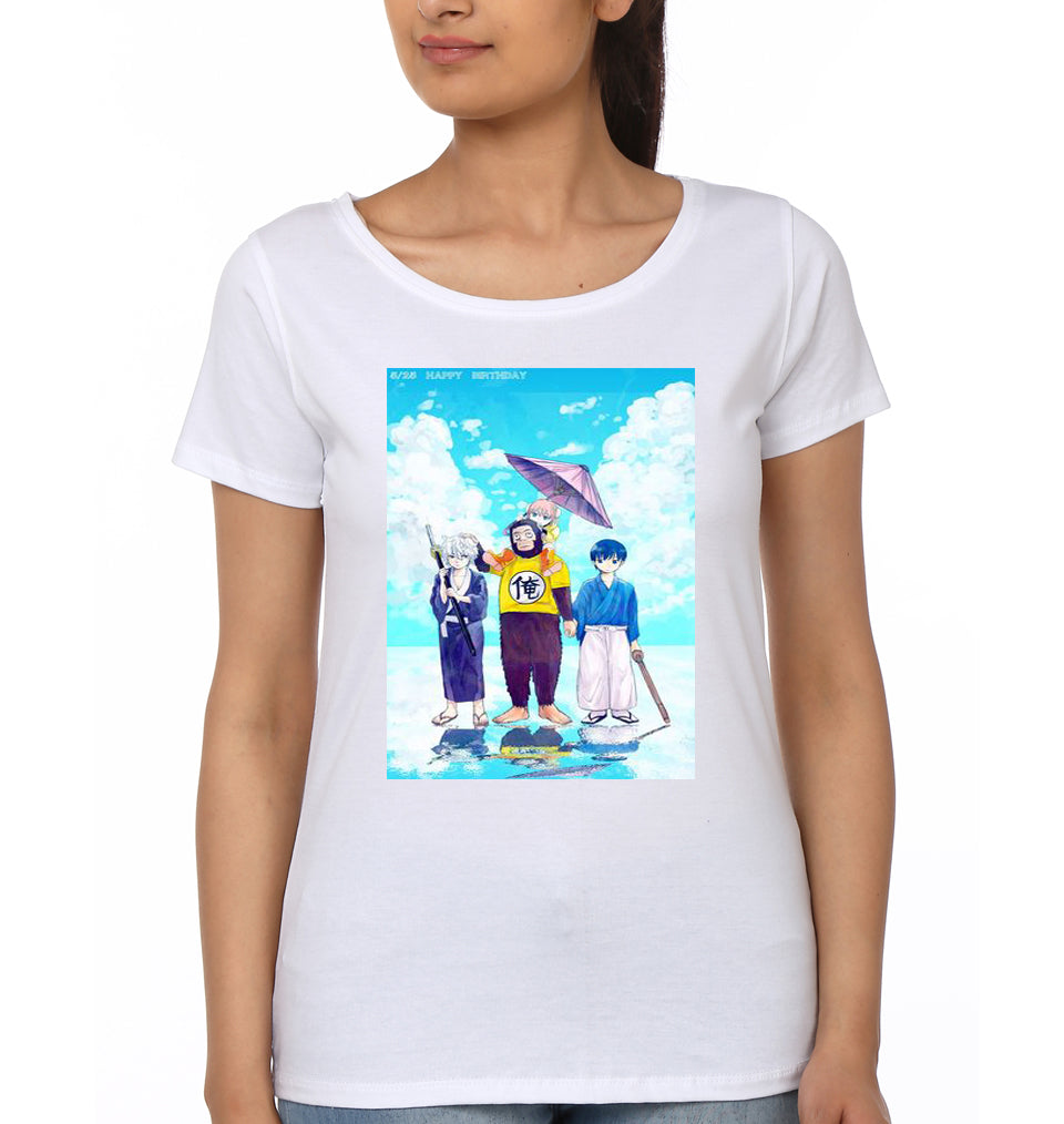 Gin Tama Girls White T-Shirt Style003 Hoodie, Sweatshirt | CoreVibeTees.com