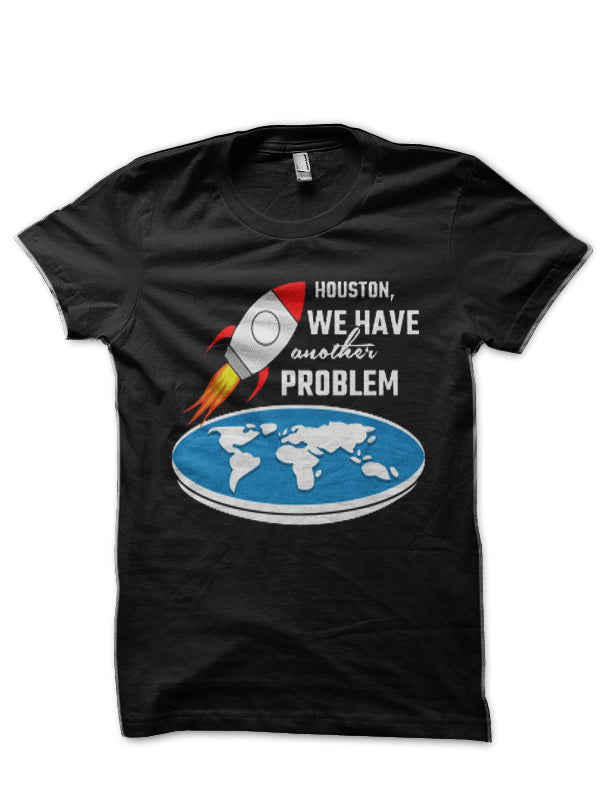 Funny Flat Earth Black Half Sleeve T-Shirt Hoodie, Sweatshirt | CoreVibeTees.com