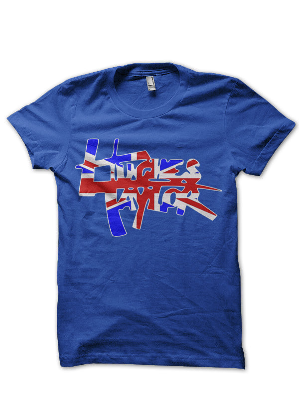 Hughes Taylor Union Jack Logo Half Sleeve  (Dark Shirts) Hoodie, Sweatshirt | CoreVibeTees.com
