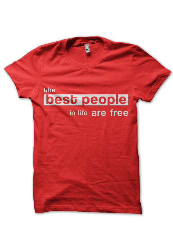 The Best People in Life are Free Red Half Sleeve T-Shirt Hoodie, Sweatshirt | CoreVibeTees.com