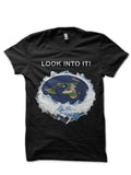Look into it Black Half Sleeve T-Shirt Hoodie, Sweatshirt | CoreVibeTees.com