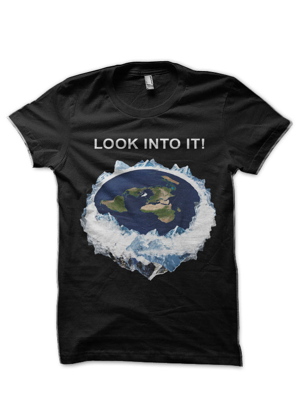 Look into it Black Half Sleeve T-Shirt Hoodie, Sweatshirt | CoreVibeTees.com