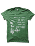 Tyler Durden Green Tee Hoodie, Sweatshirt | CoreVibeTees.com