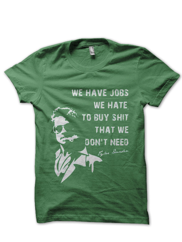 Tyler Durden Green Tee Hoodie, Sweatshirt | CoreVibeTees.com
