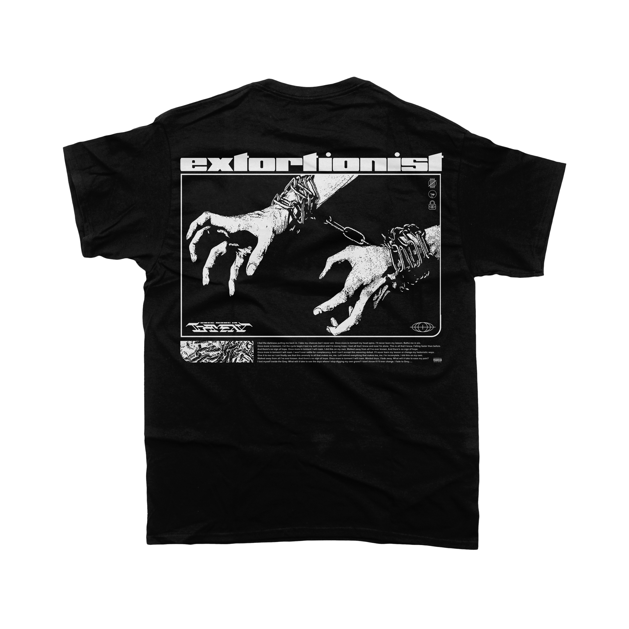 Extortionist - Logo Shirt Hoodie, Sweatshirt | CoreVibeTees.com (Image 2)