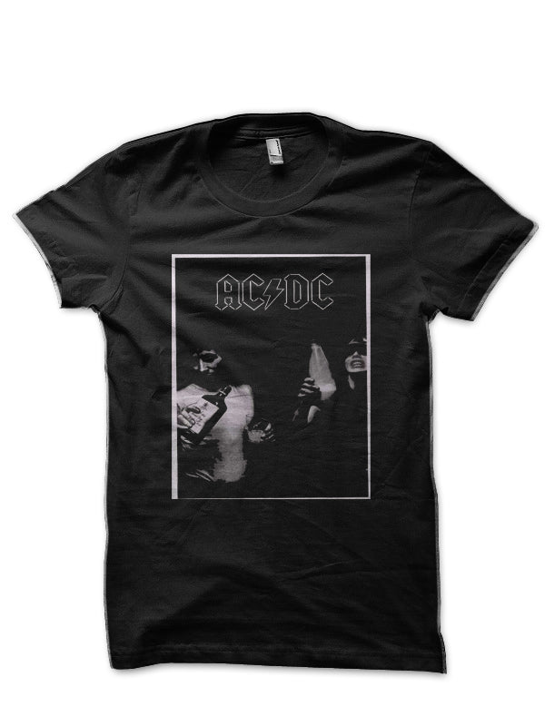 Ac/Dc Black Half Sleeve T-Shirt Hoodie, Sweatshirt | CoreVibeTees.com