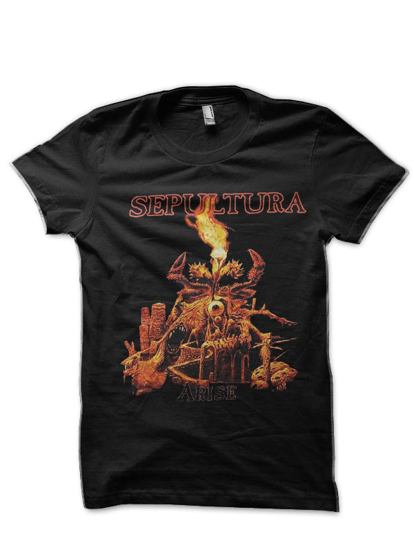 Sepultura Black T-Shirt Style003 Hoodie, Sweatshirt | CoreVibeTees.com