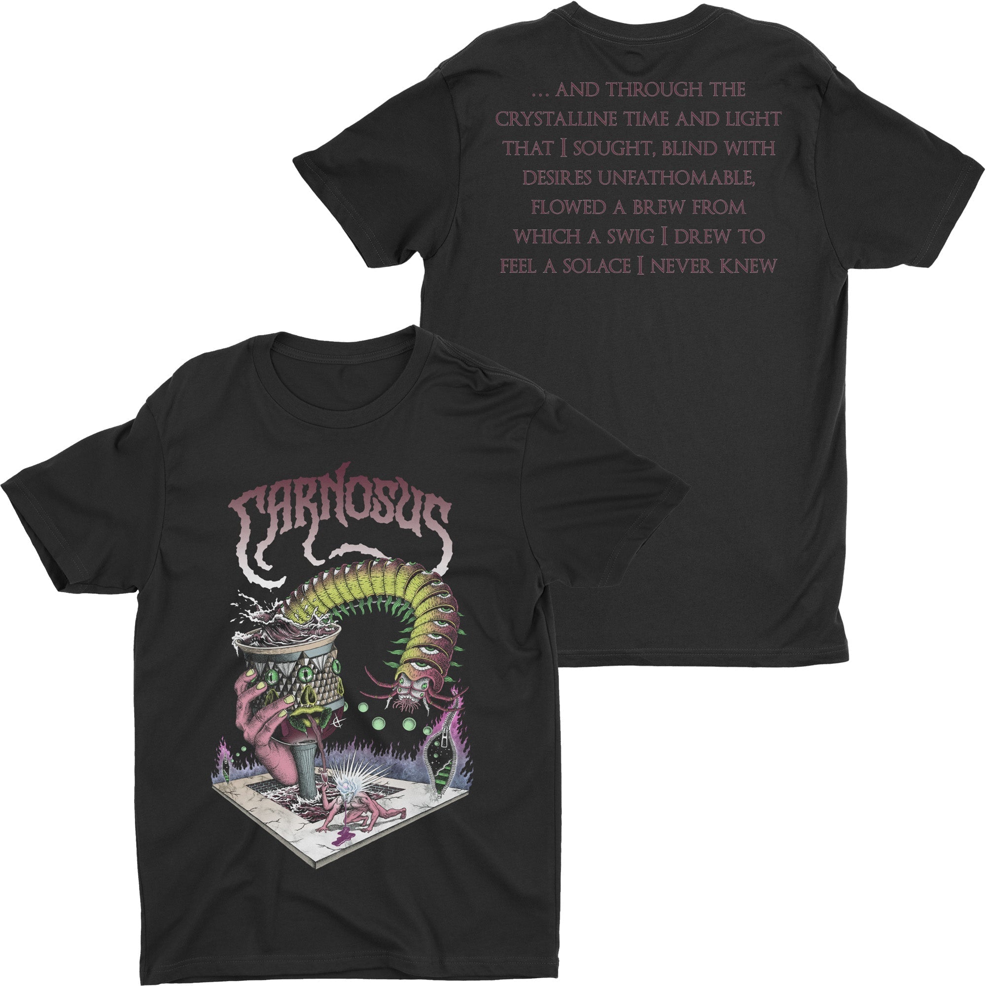 Carnosus - Deliriworm t-shirt Hoodie, Sweatshirt | CoreVibeTees.com (Image 2)
