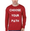 Choos Your Path Full Sleeve T-Shirt Hoodie, Sweatshirt | CoreVibeTees.com