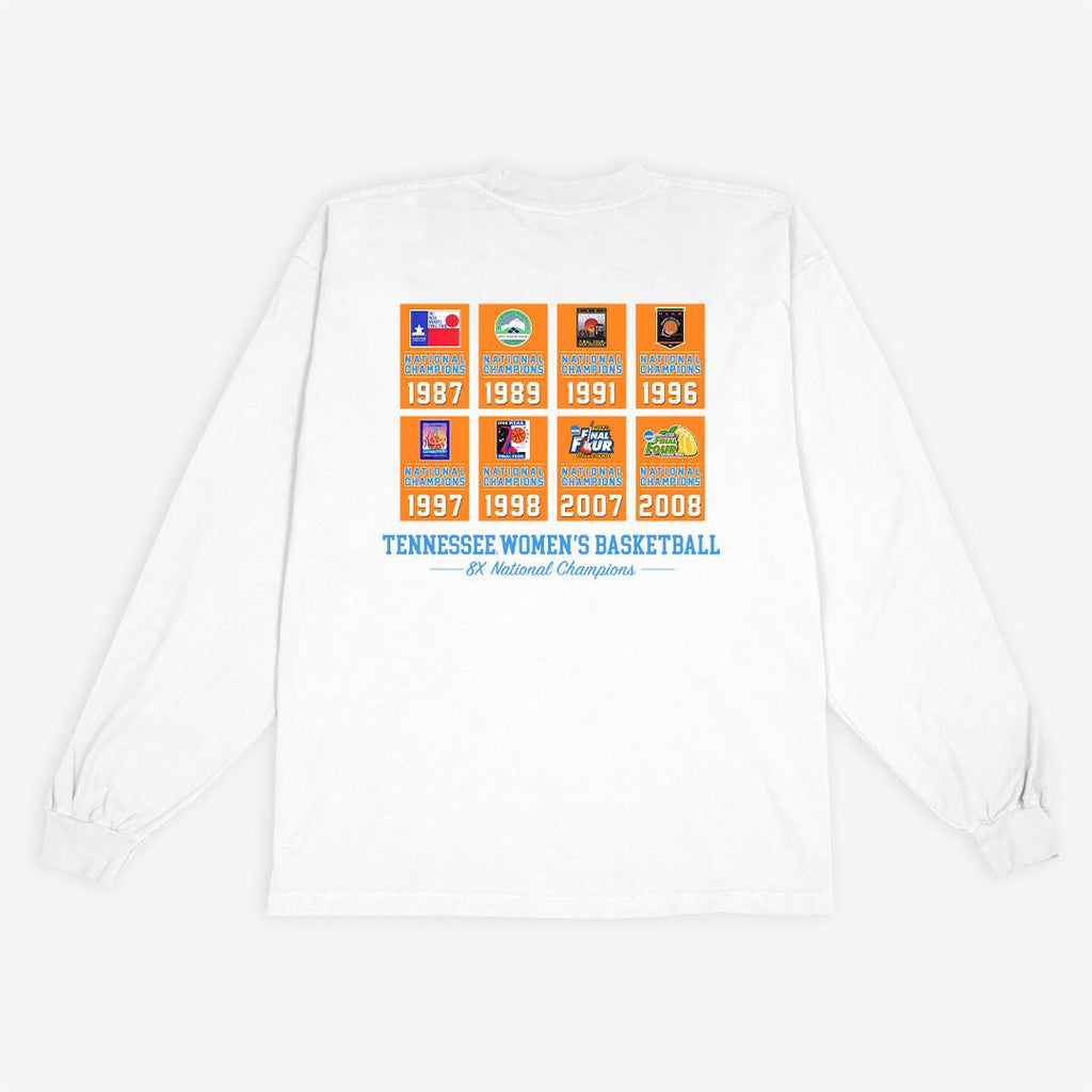 Tennessee Lady Vols Banners L/S Tee Hoodie, Sweatshirt | CoreVibeTees.com (Image 2)