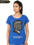 Tenth Doctor Royal Blue Girlâ€™s T-Shirt Hoodie, Sweatshirt | CoreVibeTees.com