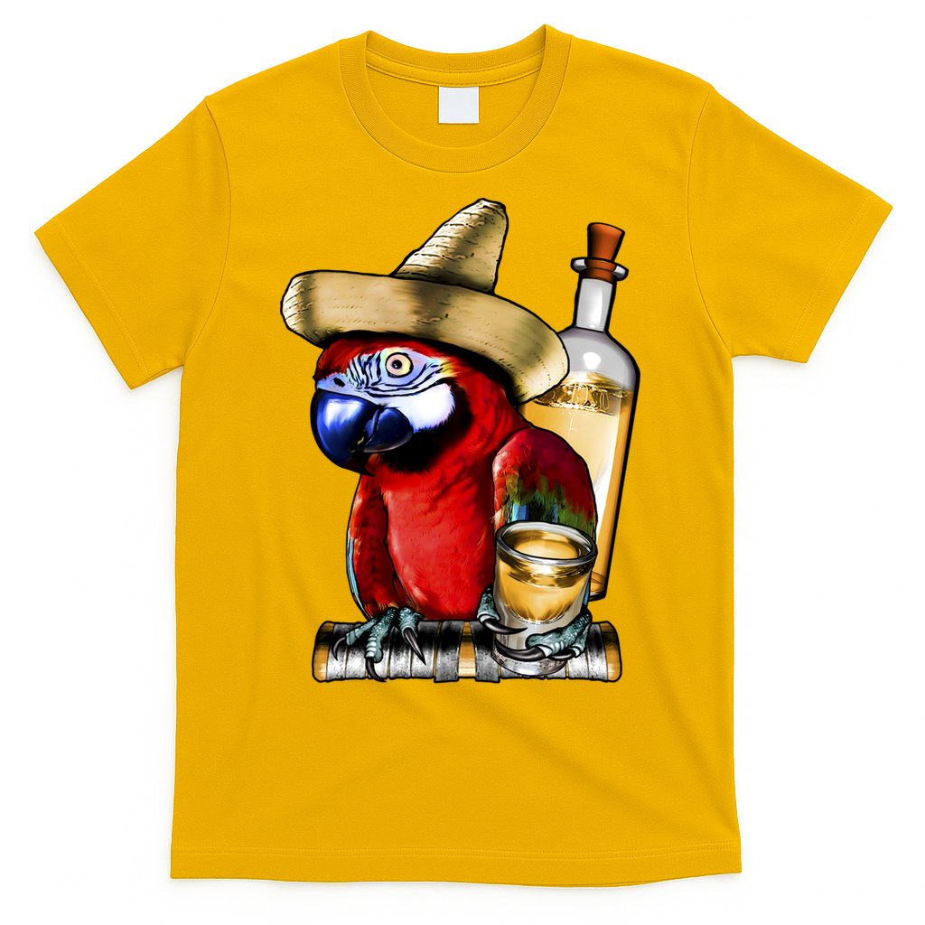 Tequilla Parrot T-Shirt Hoodie, Sweatshirt | CoreVibeTees.com