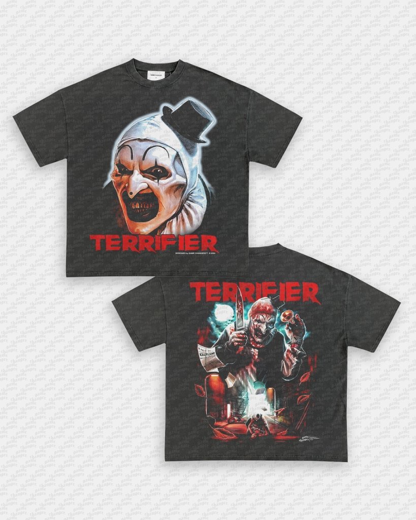 TERRIFIER V3 TEE - [DS] Hoodie, Sweatshirt | CoreVibeTees.com (Image 4)