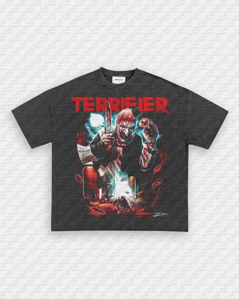 TERRIFIER V4 TEE Hoodie, Sweatshirt | CoreVibeTees.com (Image 4)