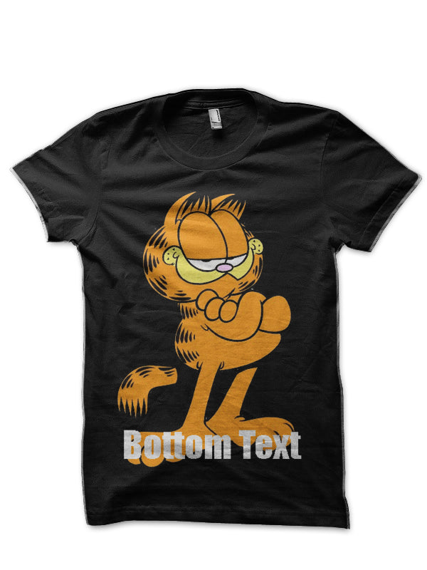 Garfield Black T-Shirt Hoodie, Sweatshirt | CoreVibeTees.com