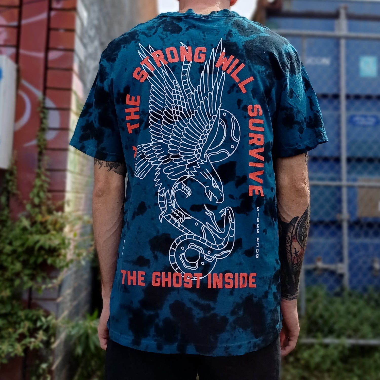 Survive Tie Dye T-Shirt (Black/Blue) Hoodie, Sweatshirt | CoreVibeTees.com (Image 3)