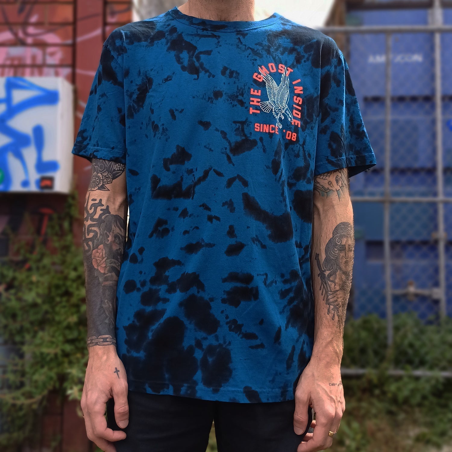 Survive Tie Dye T-Shirt (Black/Blue) Hoodie, Sweatshirt | CoreVibeTees.com (Image 2)