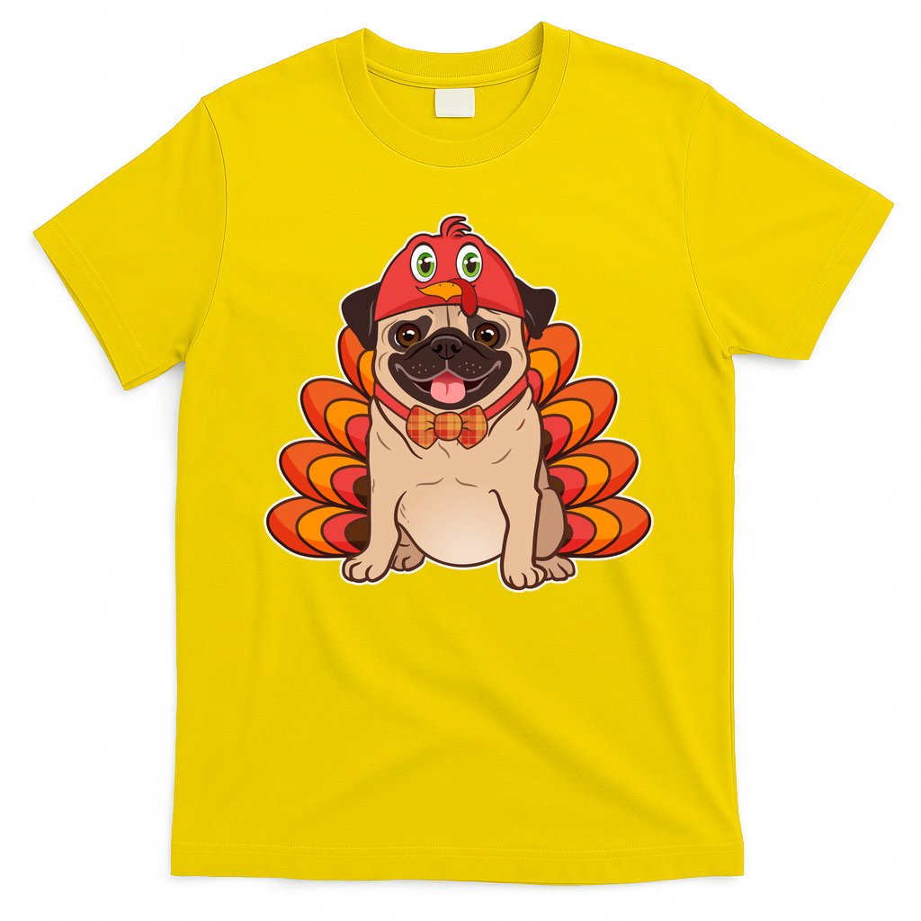 Thanksgiving Turkey Pug T-Shirt Hoodie, Sweatshirt | CoreVibeTees.com