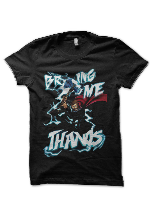 Bring Me Thanos Half Sleeve Black T-Shirt Hoodie, Sweatshirt | CoreVibeTees.com