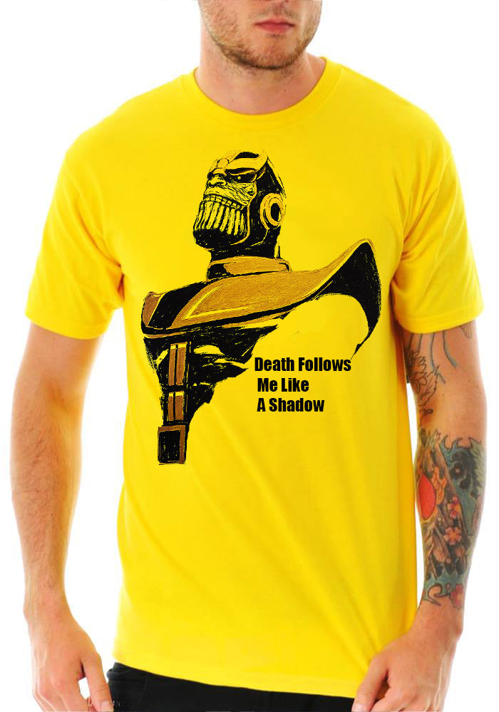Death Follows Thanos T-Shirt Hoodie, Sweatshirt | CoreVibeTees.com