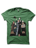 Minimalist Addams Family Green T-Shirt Hoodie, Sweatshirt | CoreVibeTees.com