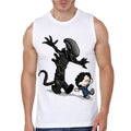 The Alien & Kid White Vest T-Shirts, Hoodie, Sweatshirt | CoreVibeTees.com