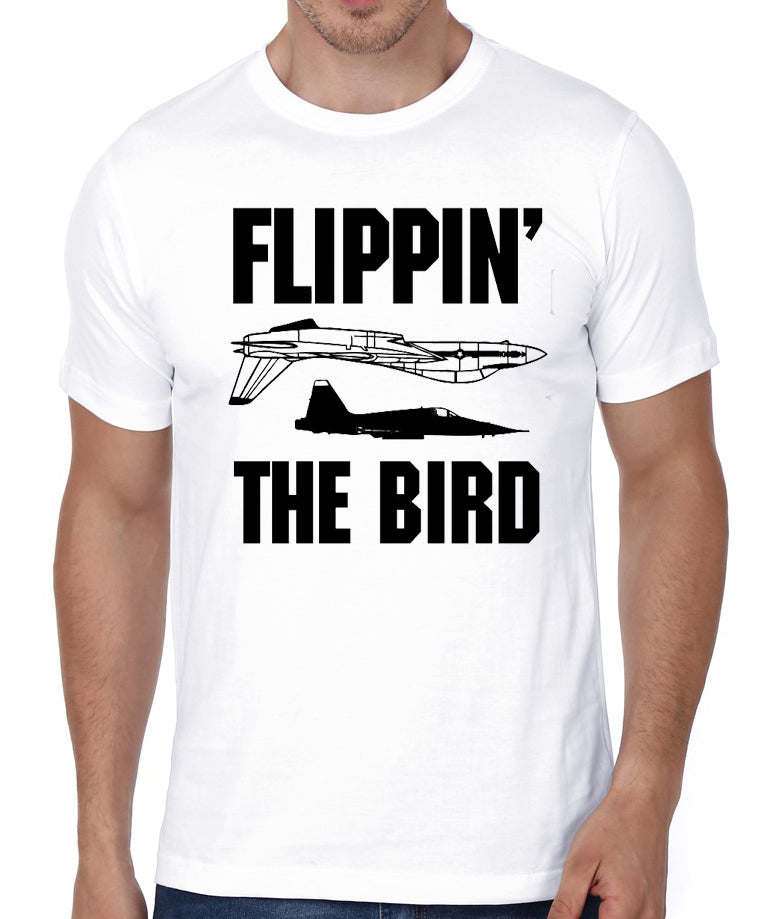 Flippin The Bird White T-Shirt Hoodie, Sweatshirt | CoreVibeTees.com