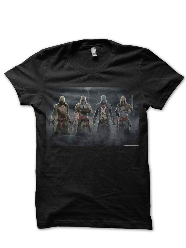 Assassinâ€™s Creed Black T-Shirt Style005 Hoodie, Sweatshirt | CoreVibeTees.com