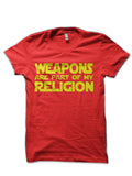 Weapons Are Part Of My Religion Red T-Shirt Hoodie, Sweatshirt | CoreVibeTees.com