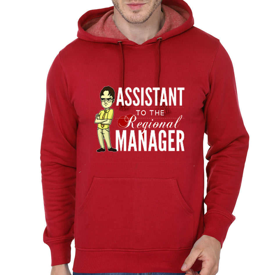 Assistant To The Regional Manager Red Hoodie T-Shirts, Sweatshirt | CoreVibeTees.com