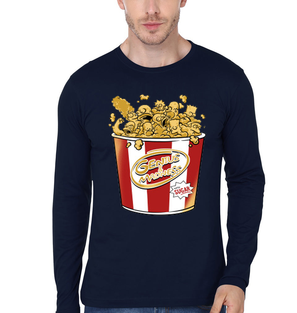 Playing Pop The Simpsons Navy Blue T-Shirt Hoodie, Sweatshirt | CoreVibeTees.com