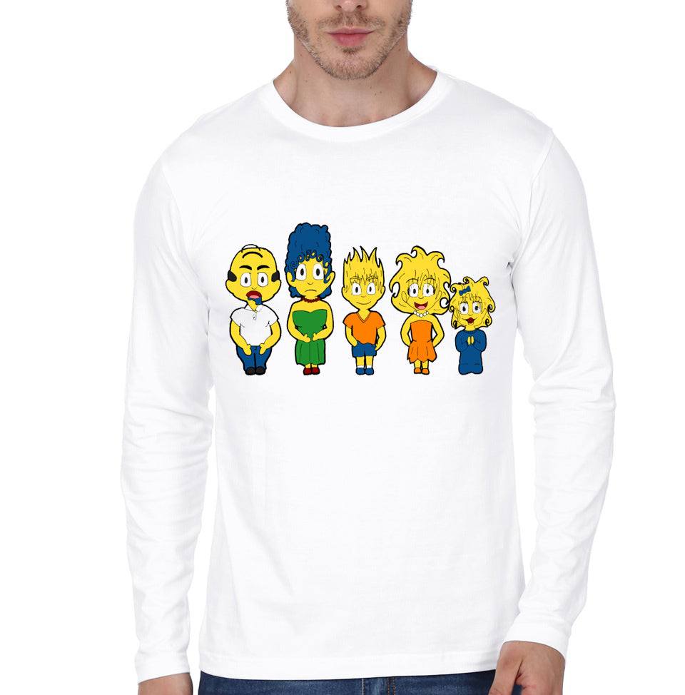 Junglhouse Chibi â€“ The Simpsons version 2 White T-Shirt Hoodie, Sweatshirt | CoreVibeTees.com