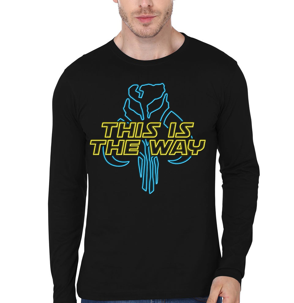 This Is The Way â€“ Neon Black T-Shirt Hoodie, Sweatshirt | CoreVibeTees.com