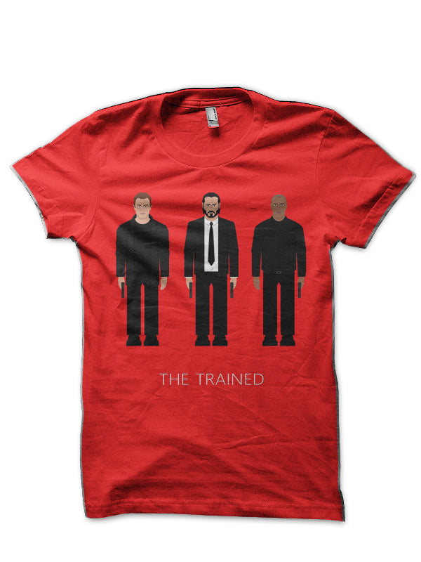 THEâ€¦TRAINED Red T-Shirt Hoodie, Sweatshirt | CoreVibeTees.com
