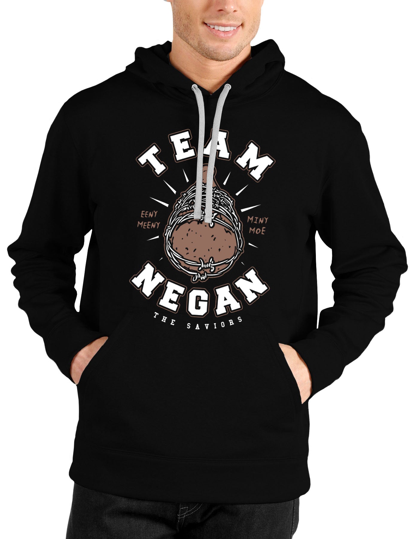 The Walking Dead Negan Black Hoodie T-Shirts, Sweatshirt | CoreVibeTees.com
