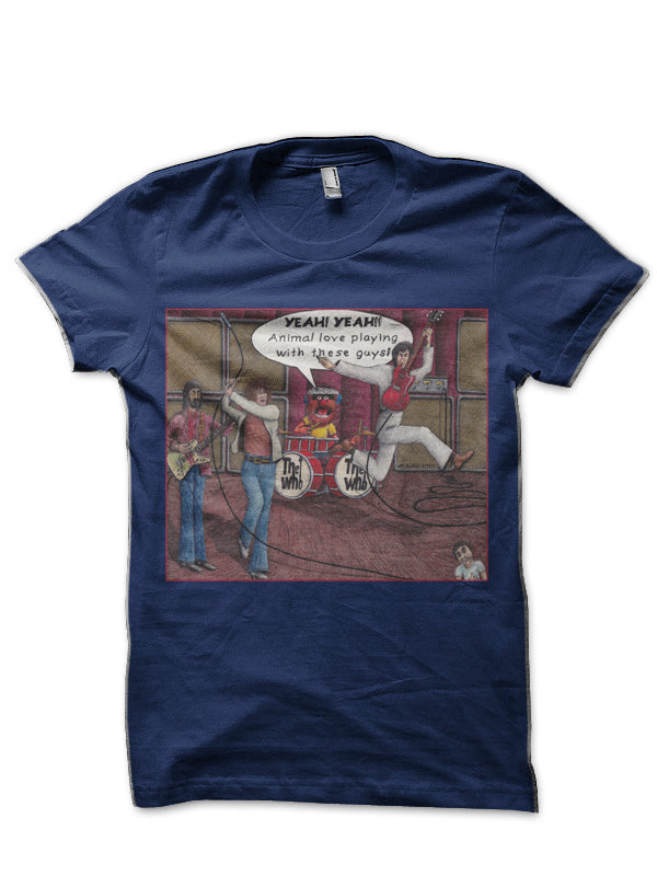 The who Navy  Blue T-Shirt Hoodie, Sweatshirt | CoreVibeTees.com