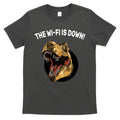 The Wifi Is Down Funny T-rex T-Shirt Hoodie, Sweatshirt | CoreVibeTees.com