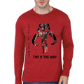 This is the Way Red T-Shirt Hoodie, Sweatshirt | CoreVibeTees.com