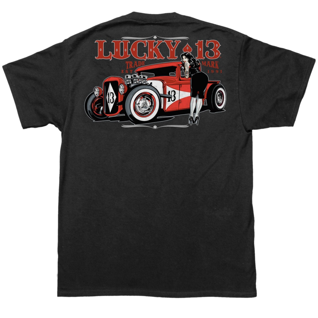 Lucky 13 The Adrian T-Shirt Hoodie, Sweatshirt | CoreVibeTees.com (Image 1)