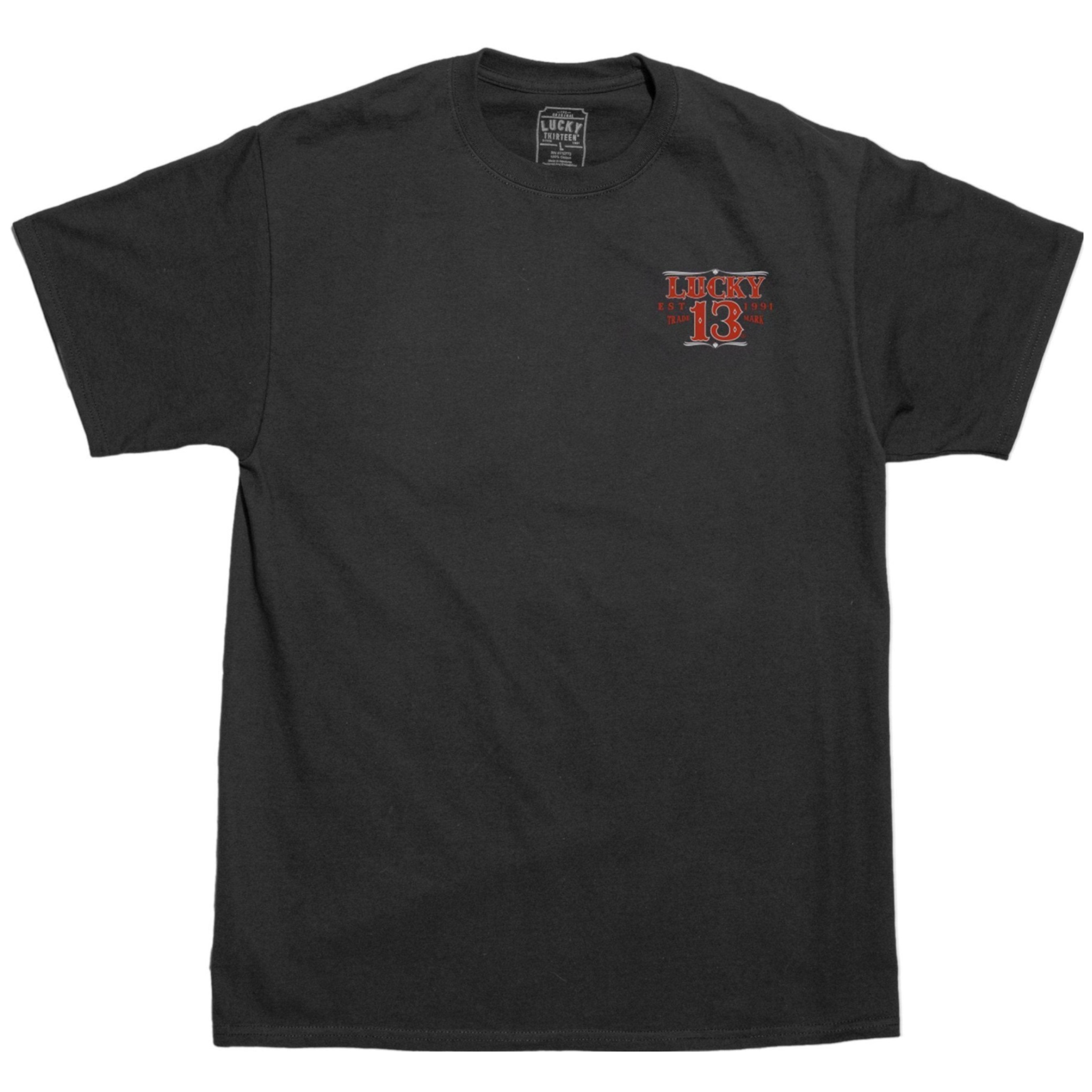 Lucky 13 The Adrian T-Shirt Hoodie, Sweatshirt | CoreVibeTees.com (Image 2)