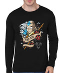 The Air Full Sleeve Black T-Shirt Hoodie, Sweatshirt | CoreVibeTees.com