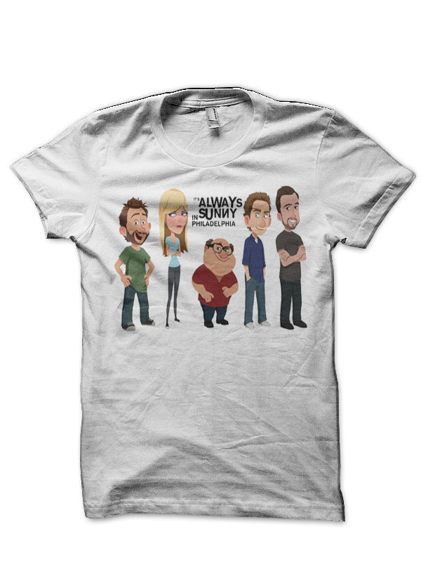Its Always Sunny In Philadelphia White T-Shirt Hoodie, Sweatshirt | CoreVibeTees.com