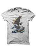 The Great Godzilla Off Kanagawa V2 T-Shirt Hoodie, Sweatshirt | CoreVibeTees.com